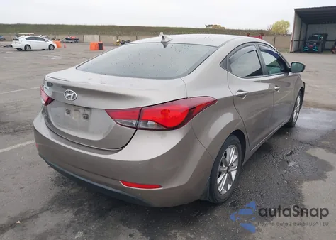 2014 Hyundai Elantra Se z USA, uszkodzony, nr VIN 5NPDH4AE4EH520062